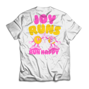 Joy Runs t-shirt back