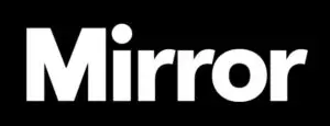 Mirror newspaper logo black and white