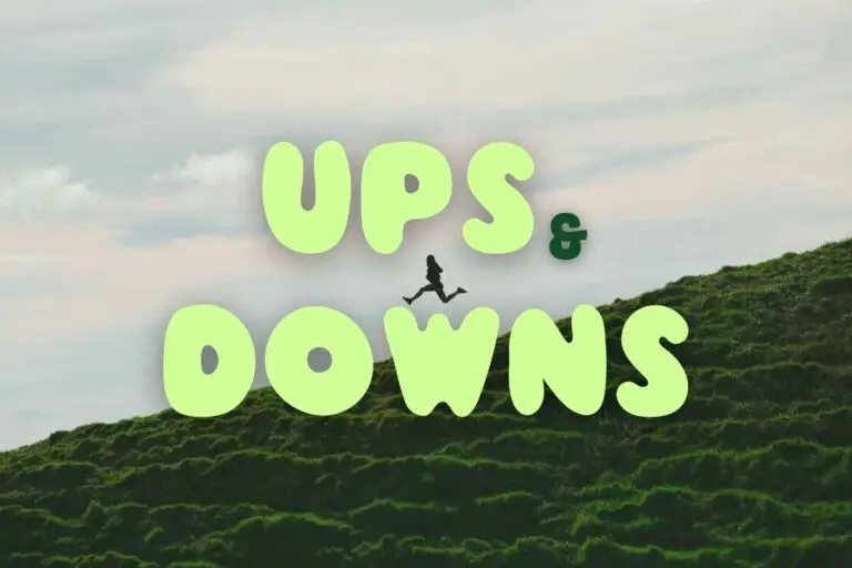 Running up and down hills